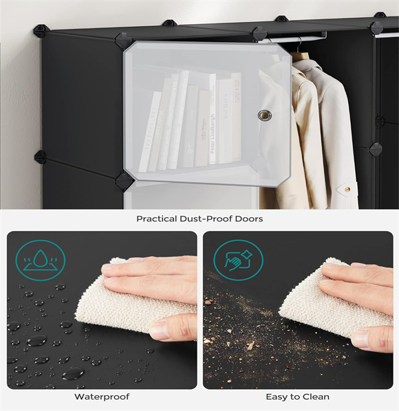 Shoe rack with cover